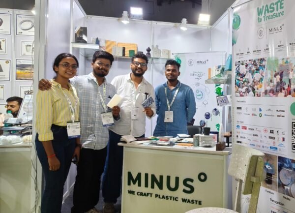 Minus Degre recycled panels on display