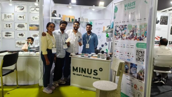 Interior panels made from 100% recycled plastic showcased by Minus Degre at GCPRS 2025