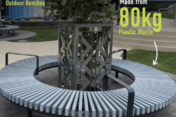 Recycled Benches by Minus Degre