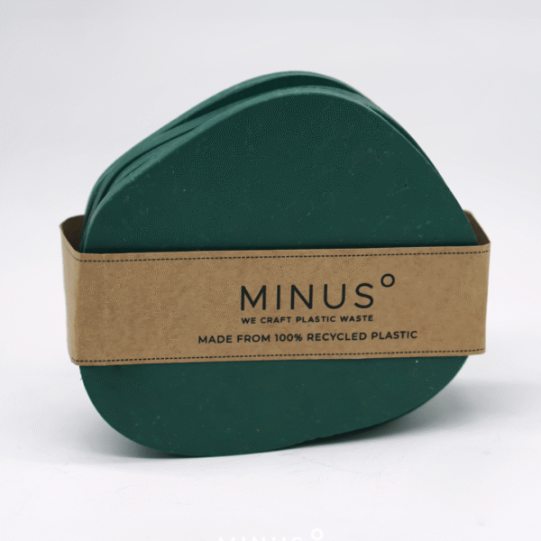 Recycled plastic drink coaster | Minus Degre sustainable collection