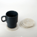 Recycled plastic table coaster for eco-friendly living by Minus Degre