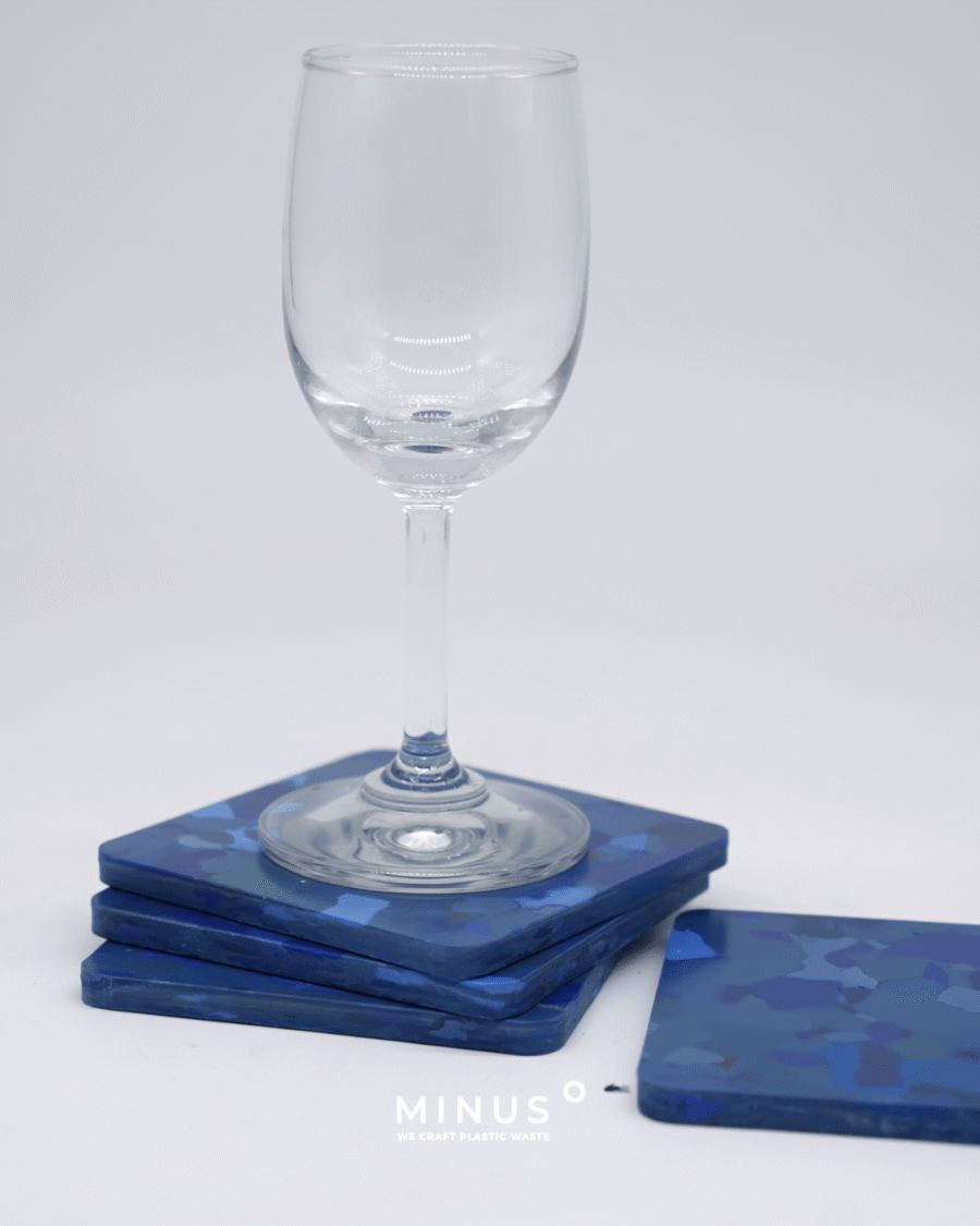 Durable and eco-friendly coaster with smooth matte finish