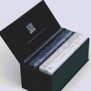 Eco-friendly surface material made from 100% recycled plastic