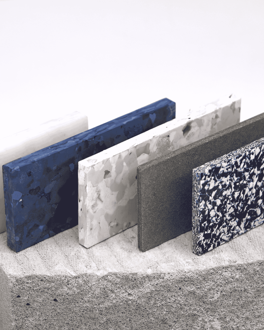 Sustainable recycled panels for furniture and wall applications