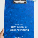 Recycled plastic exam pad by Minus Degre