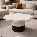 Luxury recycled centre table made from plastic waste in India