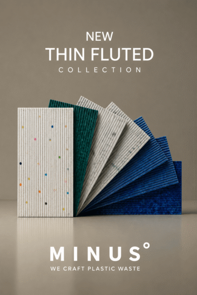 Fluted Recycled panel
