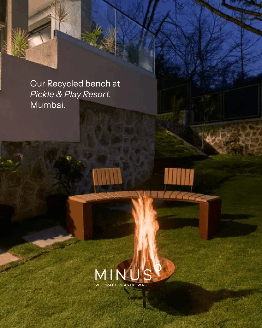 Minus Degre Durable Outdoor Furniture from Recycled Plastic